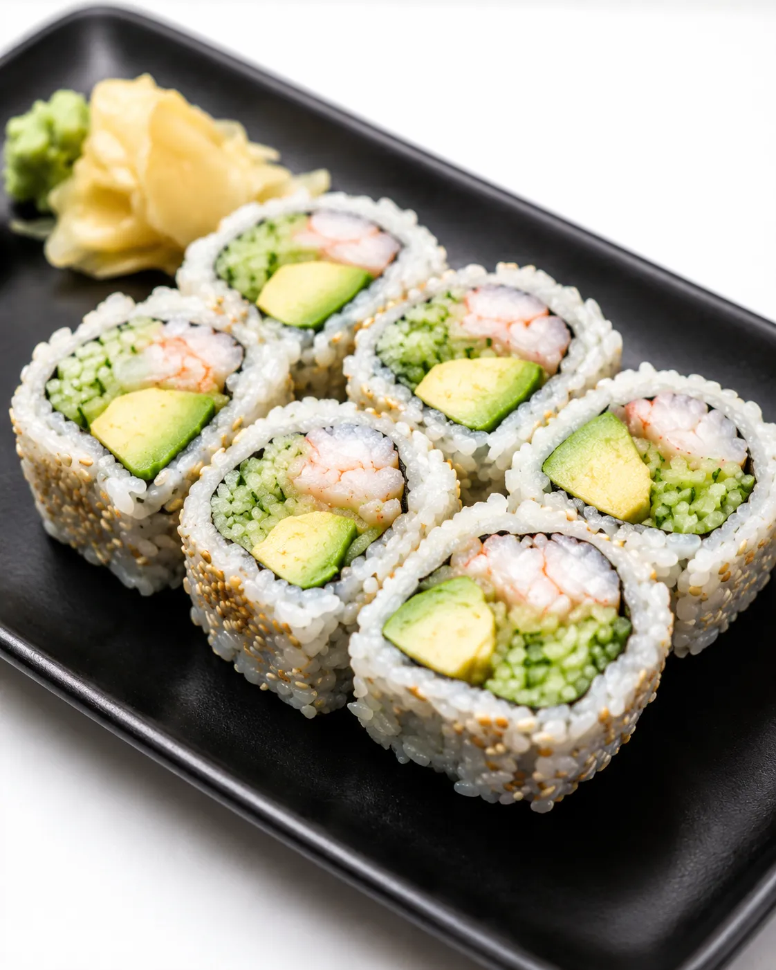 California roll at Sushi Maru in Winnipeg, MB